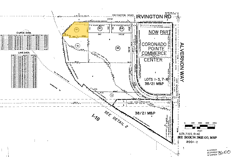 3700 E Irvington Rd, Tucson, AZ for lease - Plat Map - Image 3 of 3
