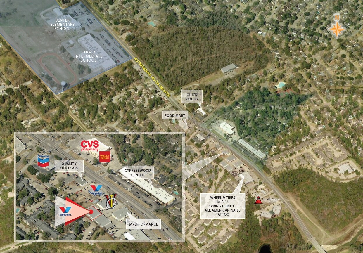 17545 Kuykendahl Rd, Spring, TX for sale Aerial- Image 1 of 1