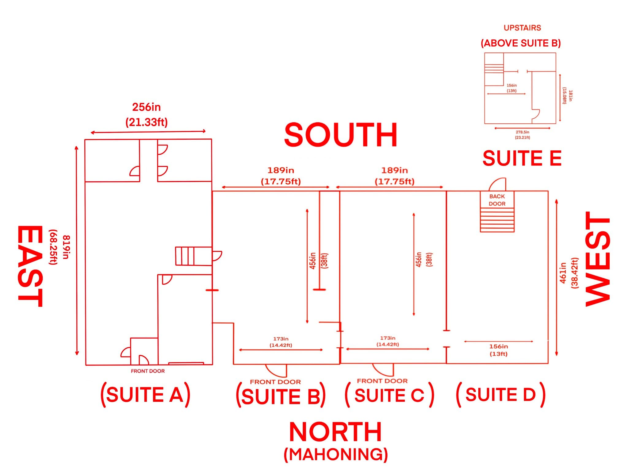 6487 Mahoning Ave, Youngstown, OH for lease Floor Plan- Image 1 of 1