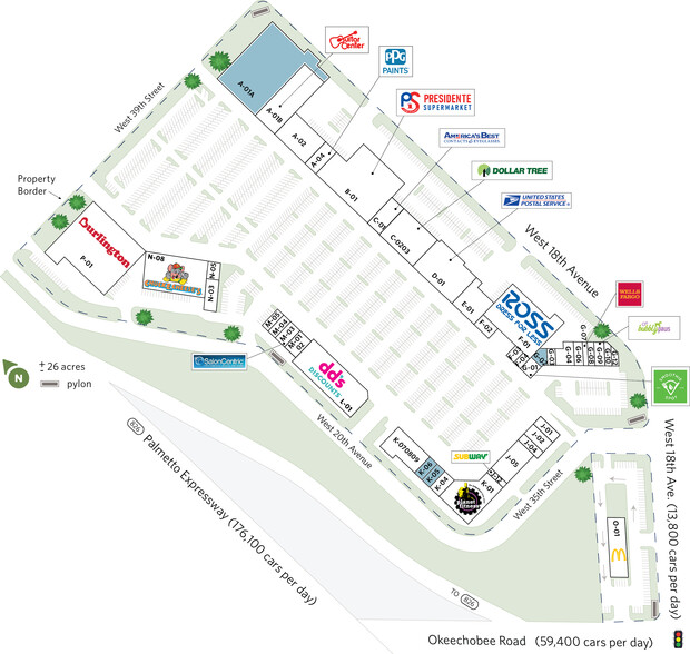 3250 W 18th St, Hialeah, FL for lease - Site Plan - Image 2 of 19