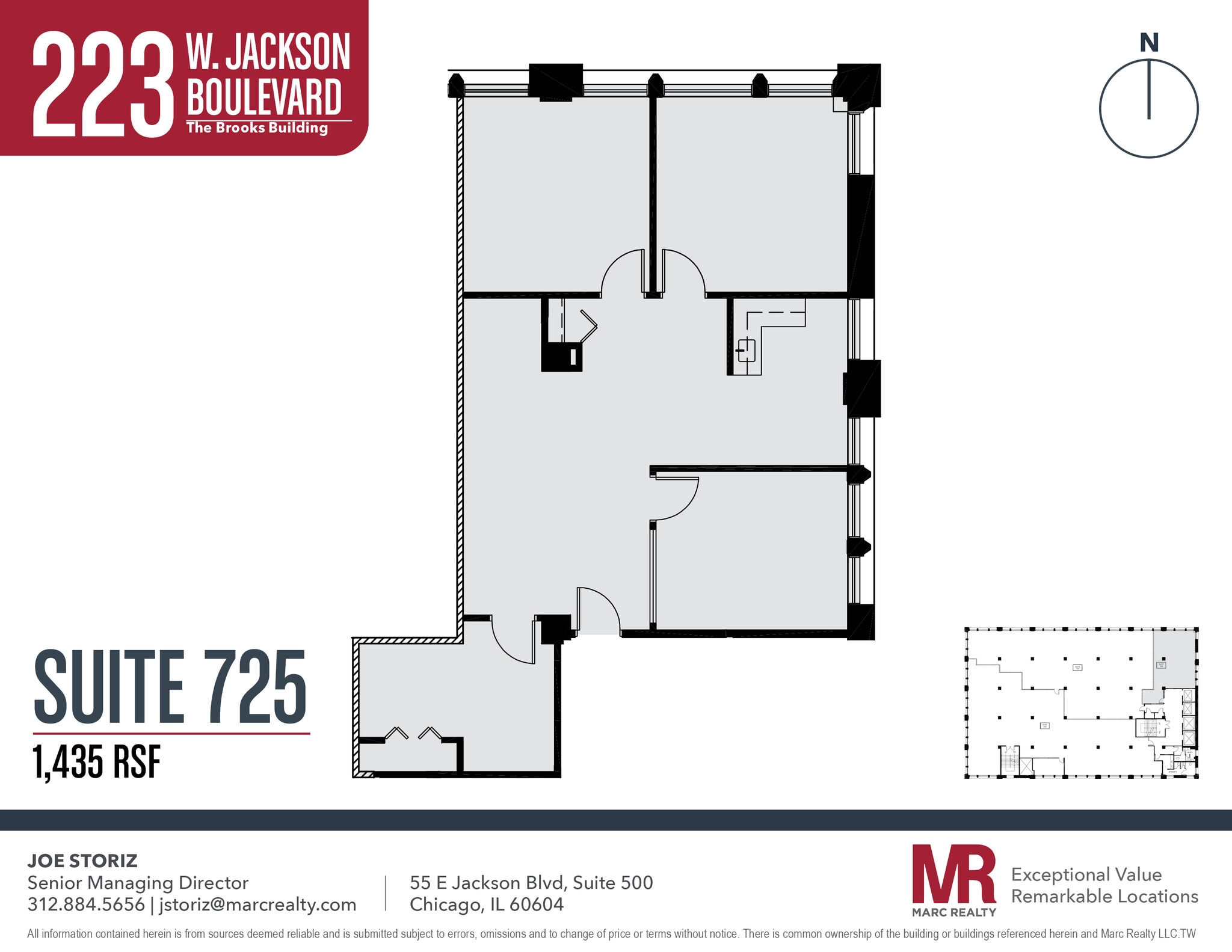 223 W Jackson Blvd, Chicago, IL for lease Floor Plan- Image 1 of 8