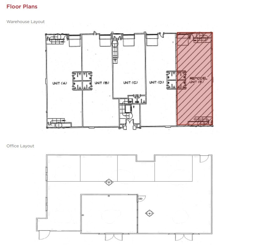819-829 Cowan Rd, Burlingame, CA for lease Floor Plan- Image 1 of 1