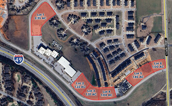 Ajax Ave, Rogers, AR - aerial  map view - Image1