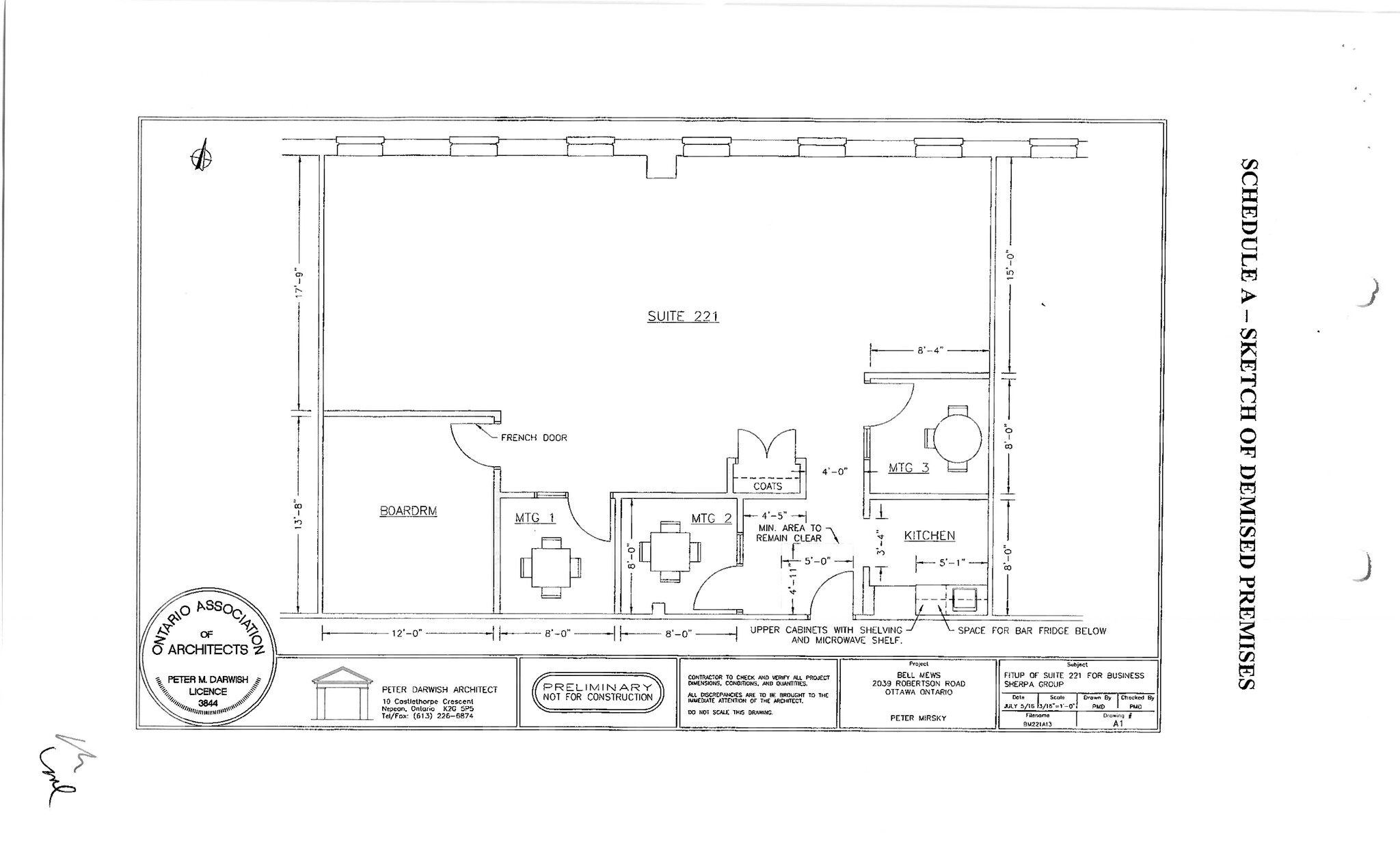 2039 Robertson Rd, Ottawa, ON for lease Floor Plan- Image 1 of 24