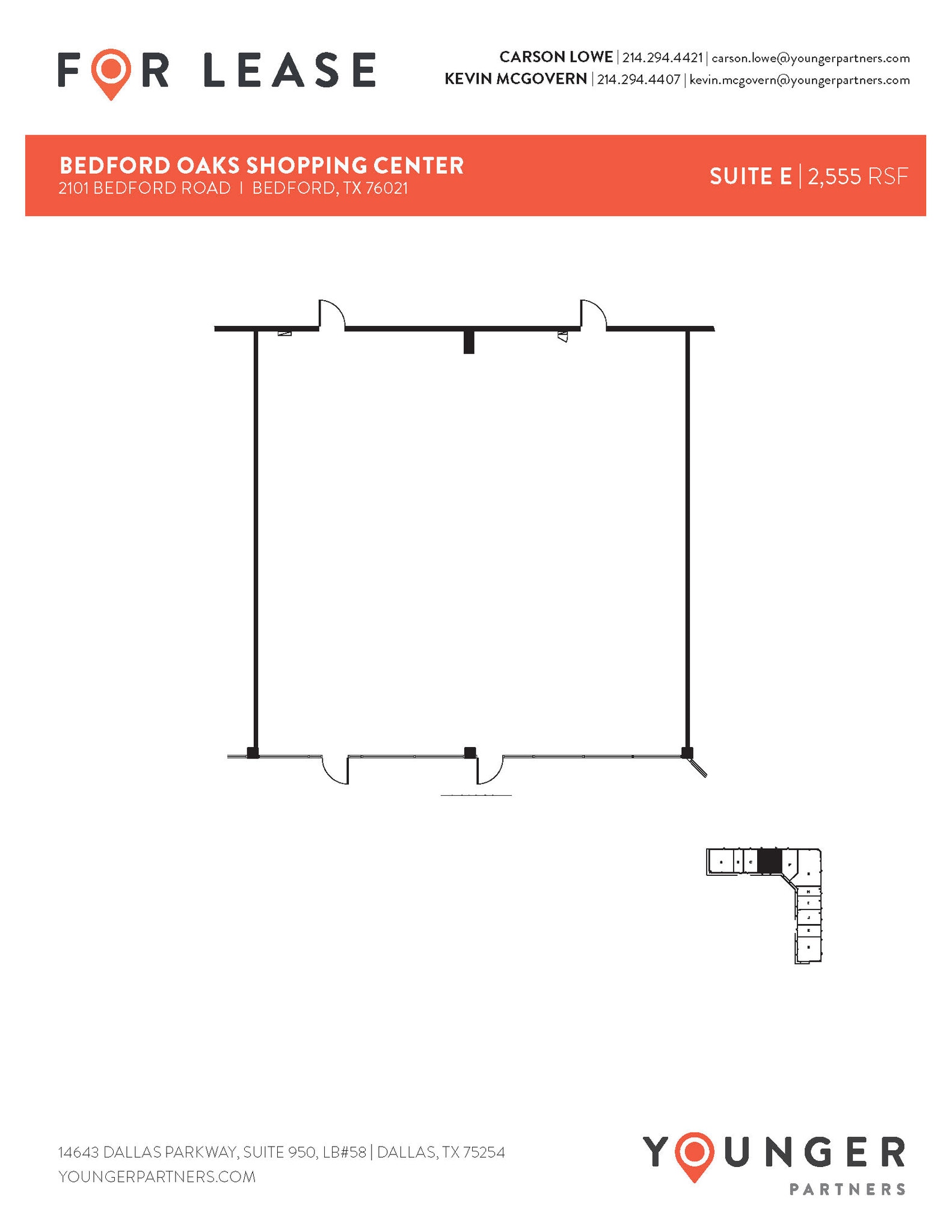 2101 Bedford Rd, Bedford, TX for lease Floor Plan- Image 1 of 1