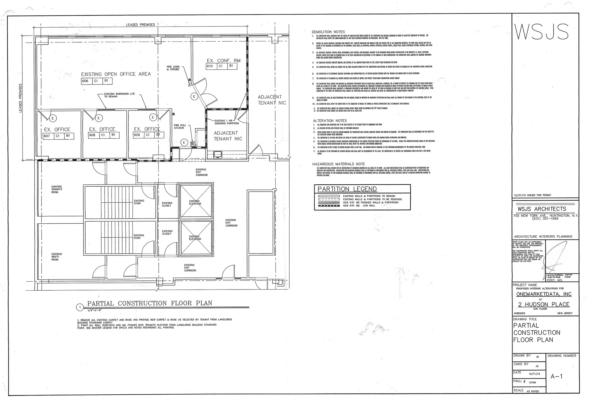 2 HUDSON PL, Hoboken, NJ for lease Floor Plan- Image 1 of 1