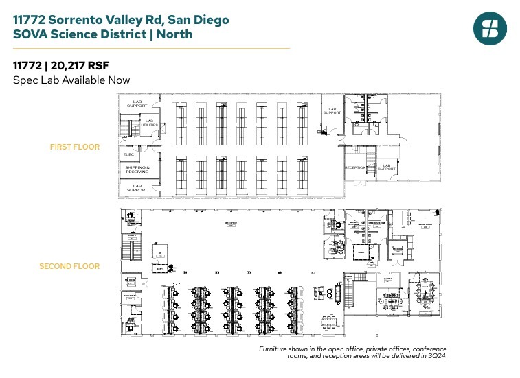 11555 Sorrento Valley Rd, San Diego, CA for lease Floor Plan- Image 1 of 8