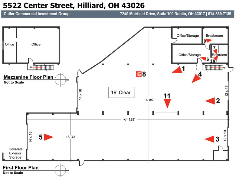 5522 A N Center St, Hilliard, OH for sale - Floor Plan - Image 2 of 20