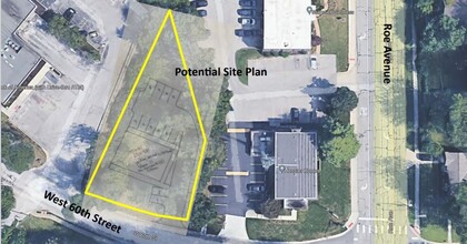 4716 W 60th St, Mission, KS - aerial  map view