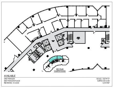 6800 Paragon Pl, Richmond, VA for lease Floor Plan- Image 1 of 2