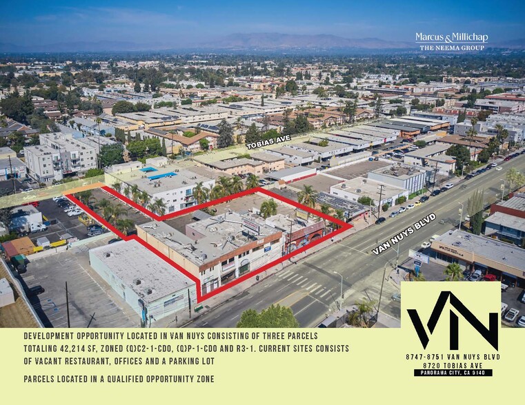 8751 Van Nuys Blvd, Panorama City, CA for sale - Aerial - Image 1 of 1