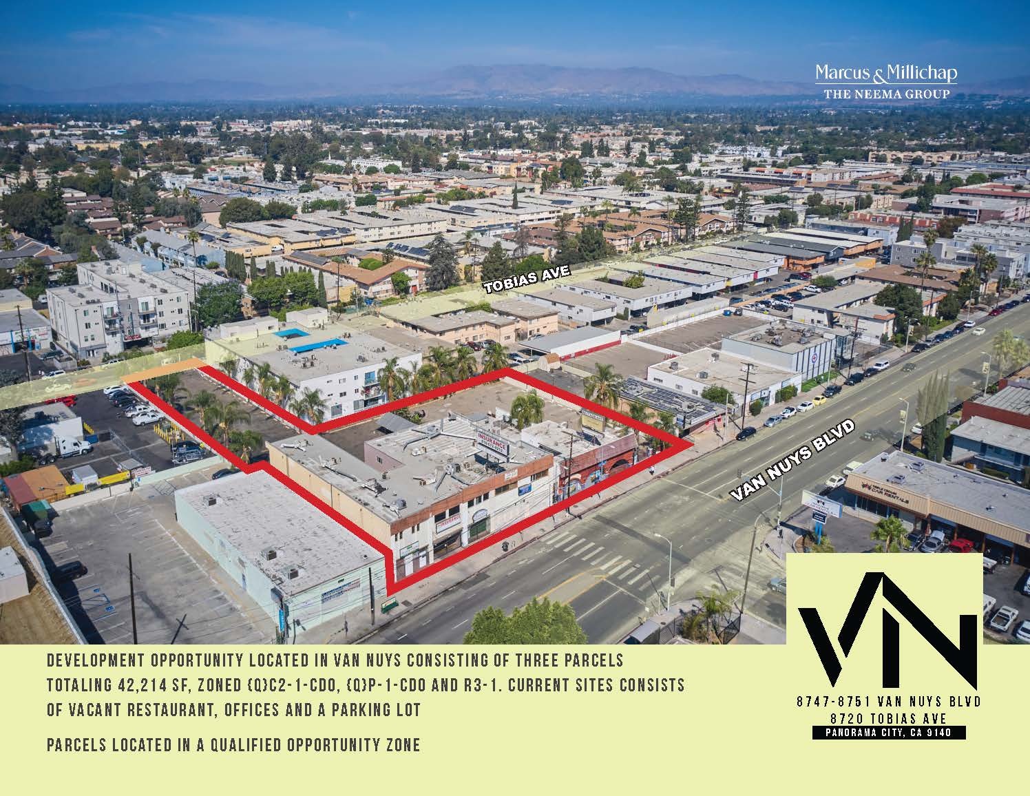 8751 Van Nuys Blvd, Panorama City, CA for sale Aerial- Image 1 of 1