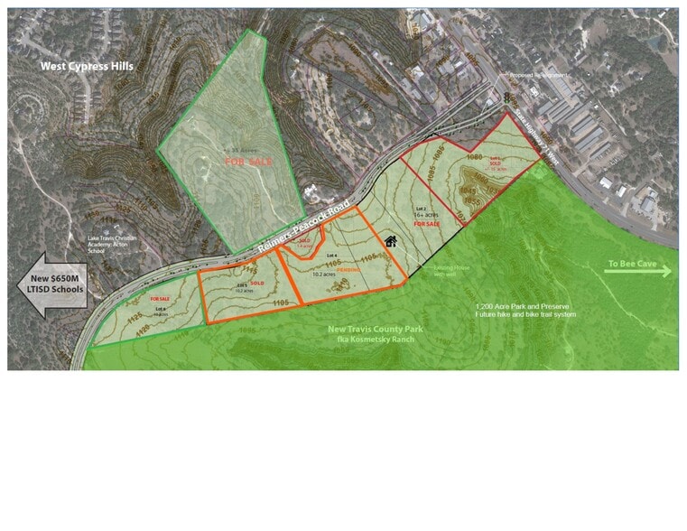 5401 Reimers-Peacock Road Rd, Spicewood, TX for sale - Site Plan - Image 3 of 3