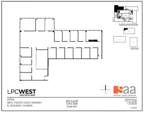 300 N Pacific Coast Hwy, El Segundo, CA for lease Floor Plan- Image 1 of 1
