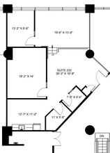 50 Burnhamthorpe Rd W, Mississauga, ON for lease Floor Plan- Image 1 of 1