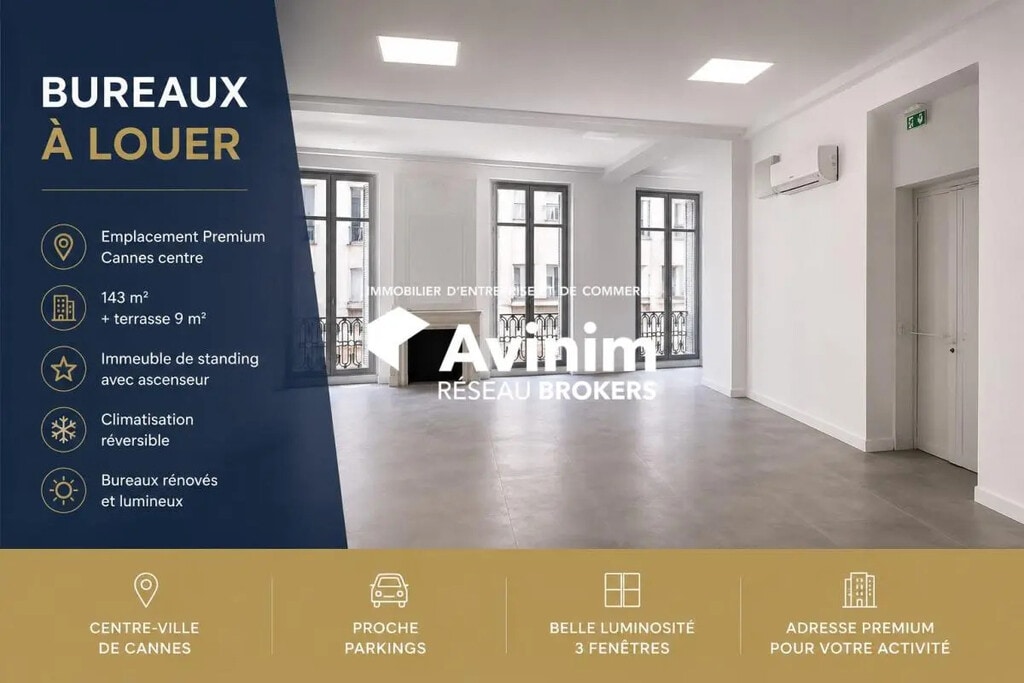 Location Bureaux 143 m² - Photo 1