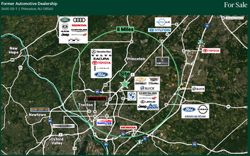 3466 Us Highway 1, Princeton, NJ - aerial  map view