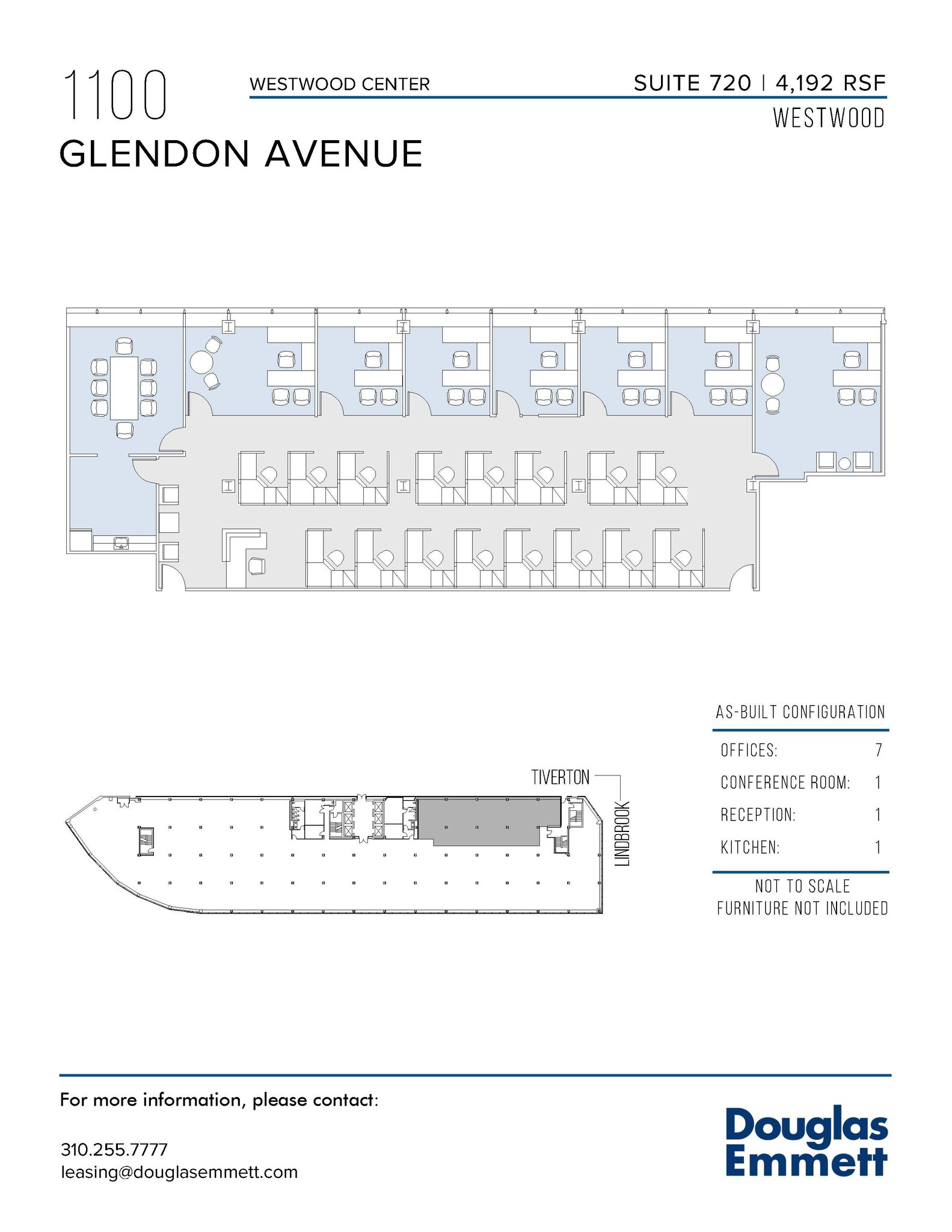 1100 Glendon Ave, Los Angeles, CA for lease Floor Plan- Image 1 of 1