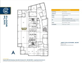 805 SW Broadway, Portland, OR for lease Floor Plan- Image 1 of 1