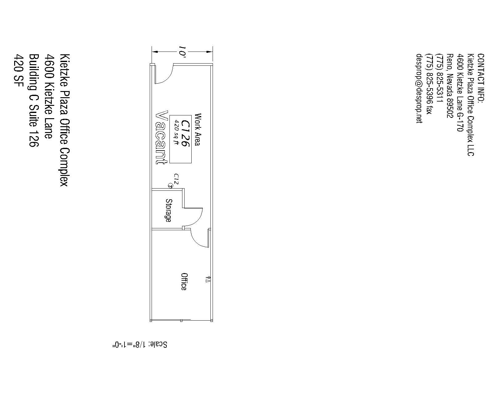 4600 Kietzke Ln, Reno, NV for lease Floor Plan- Image 1 of 1