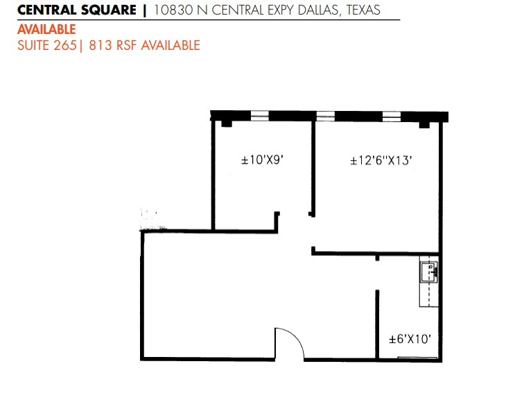 10830 N Central Expy, Dallas, TX for lease Floor Plan- Image 1 of 1