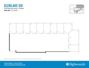 4130 Parklake Ave, Raleigh, NC for lease Floor Plan- Image 1 of 1