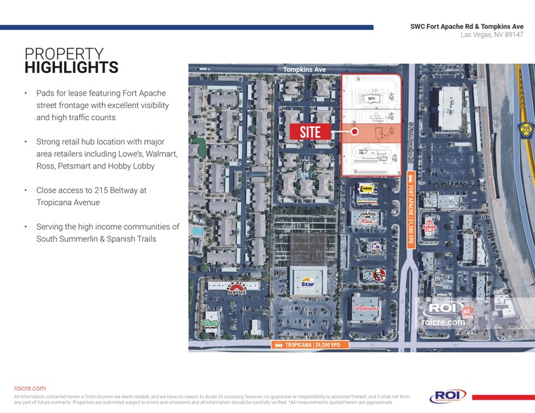 4730 S Fort Apache Rd, Las Vegas, NV for lease - Aerial - Image 3 of 3