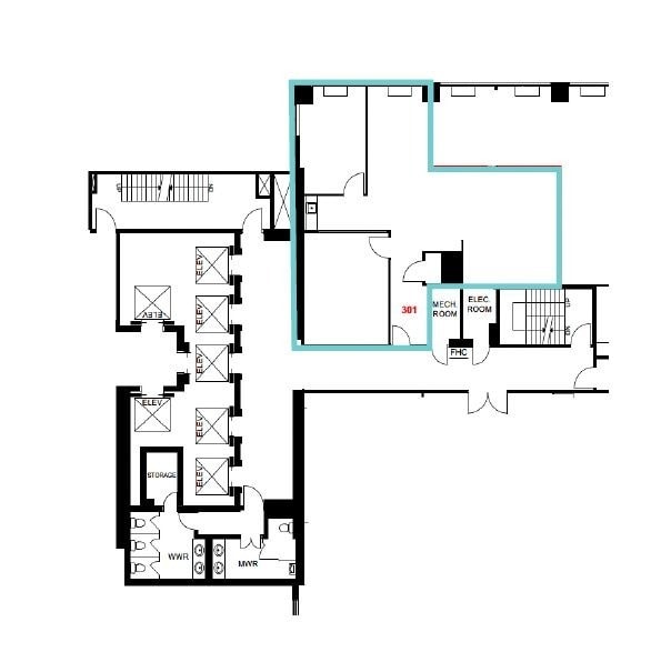 700 Bay St, Toronto, ON for lease Floor Plan- Image 1 of 1