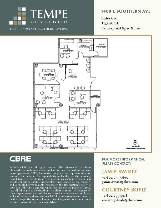 1400 E Southern Ave, Tempe, AZ for lease Floor Plan- Image 1 of 2