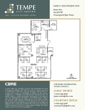 1400 E Southern Ave, Tempe, AZ for lease Floor Plan- Image 1 of 2