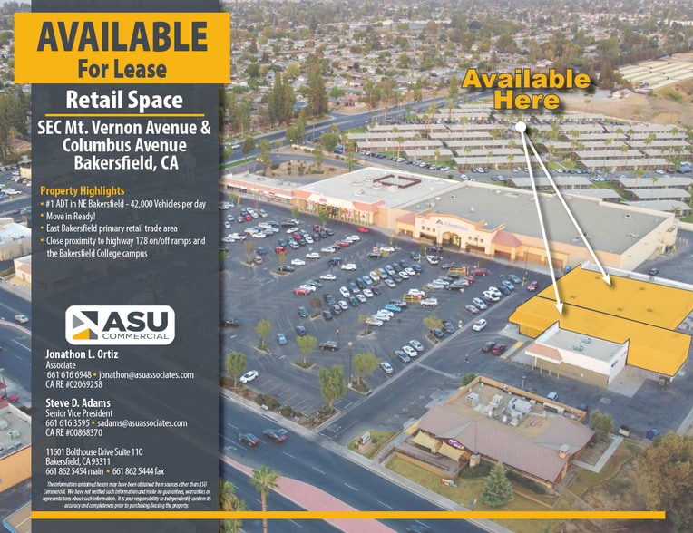 2683-2693 Mount Vernon Ave, Bakersfield, CA for lease - Building Photo - Image 1 of 5