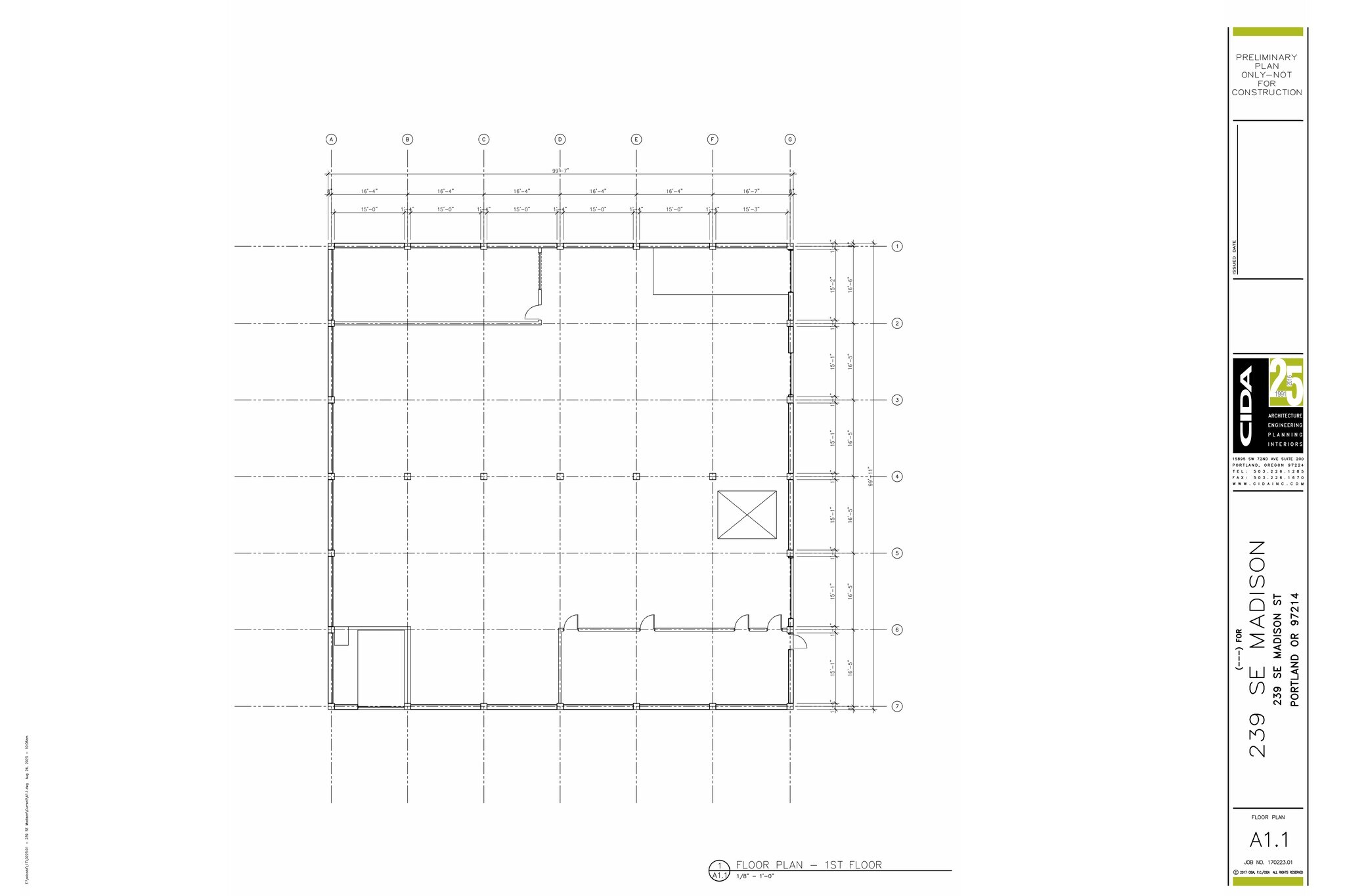 221-239 SE Madison St, Portland, OR for lease Site Plan- Image 1 of 2