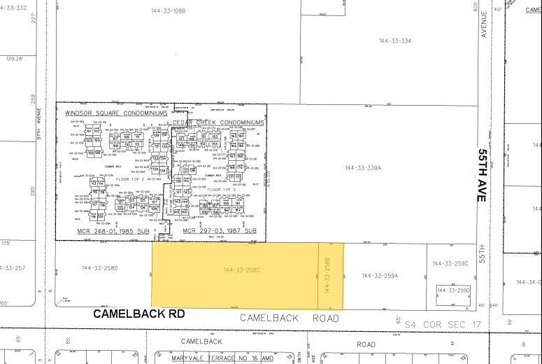 5630 W Camelback Rd, Glendale, AZ for lease - Plat Map - Image 2 of 15