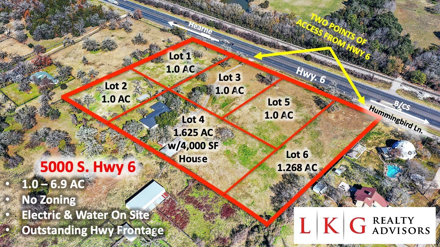 5000 S State Highway 6, Hearne, TX 77859 Land for Sale