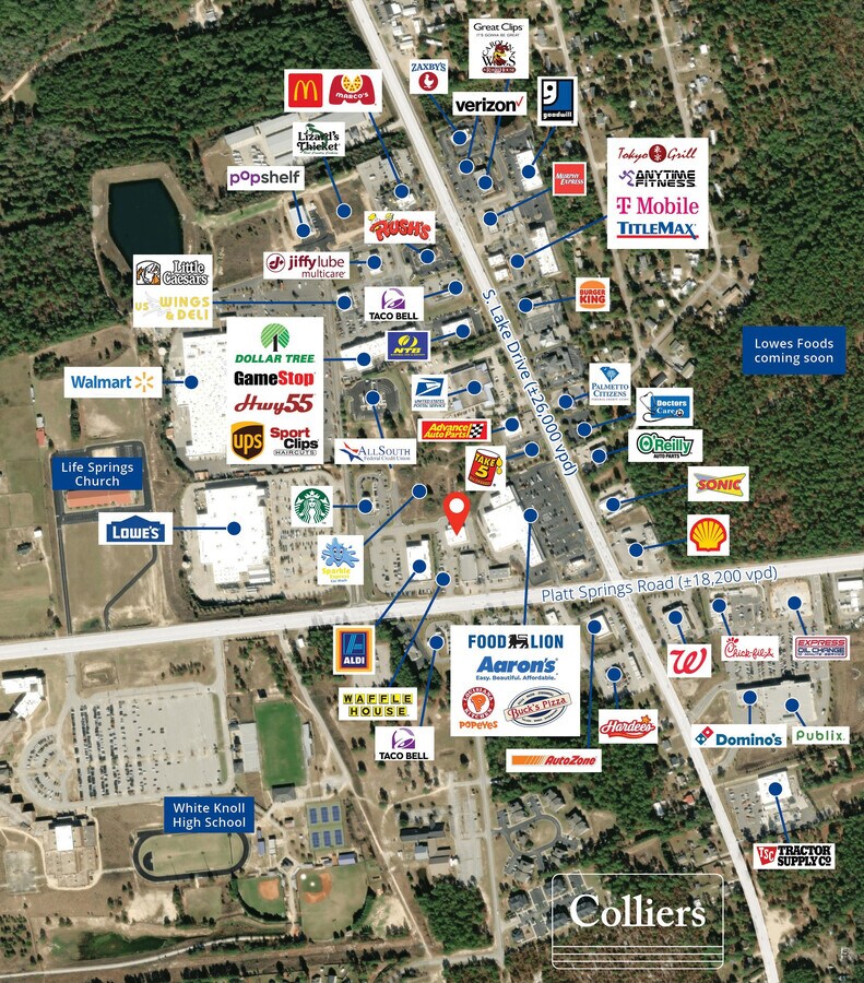 5552 Platt Springs Rd, Lexington, SC 29073 Retail for Lease