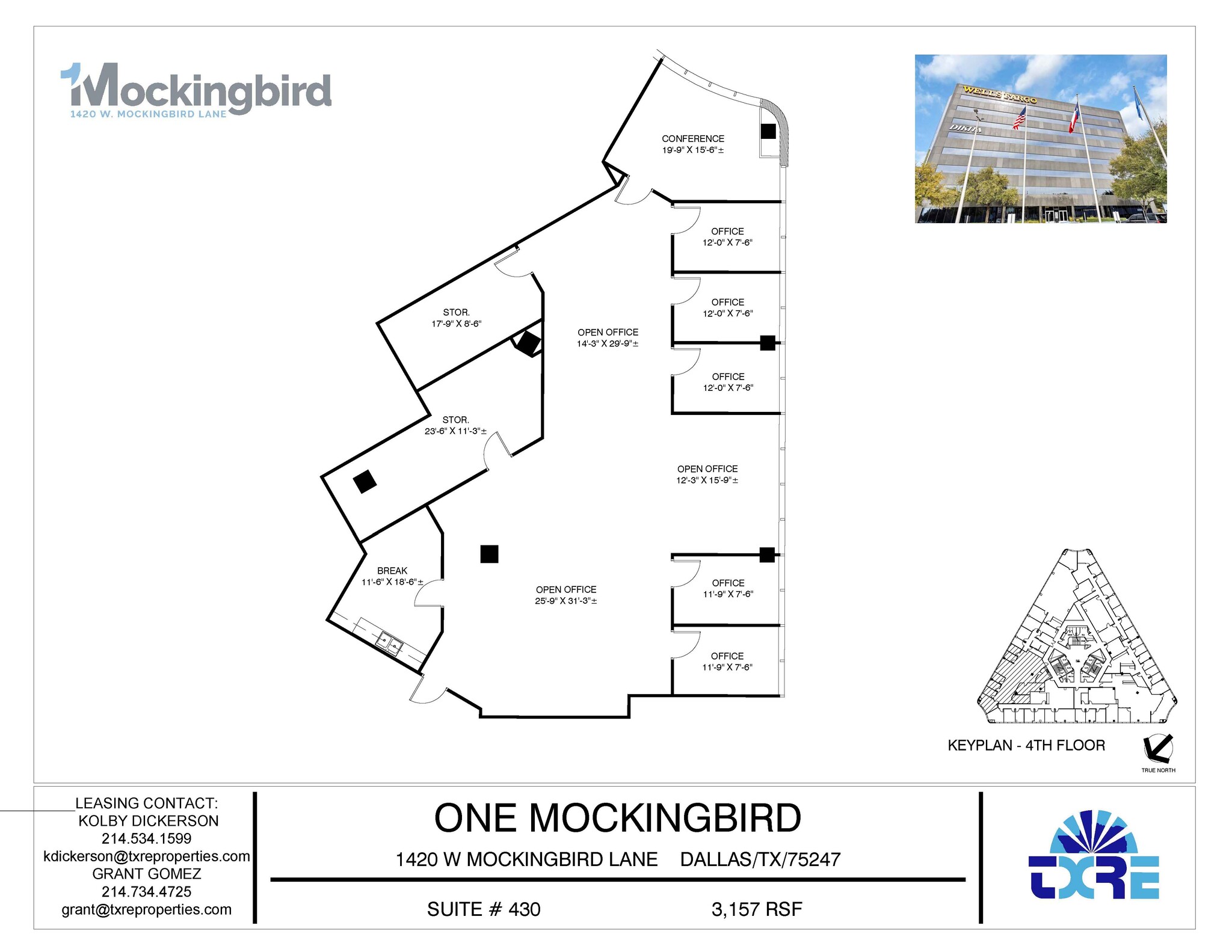 1420 W Mockingbird Ln, Dallas, TX for lease Floor Plan- Image 1 of 1