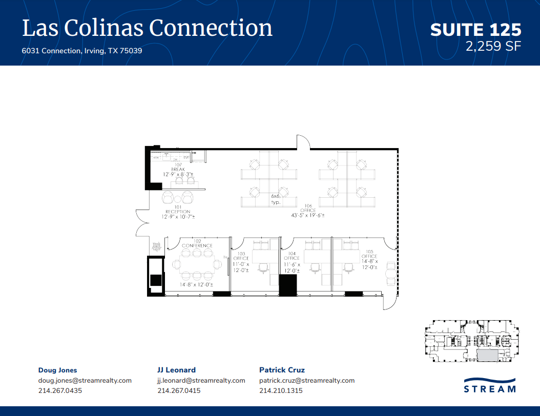 6021 Connection Dr, Irving, TX for lease Floor Plan- Image 1 of 1