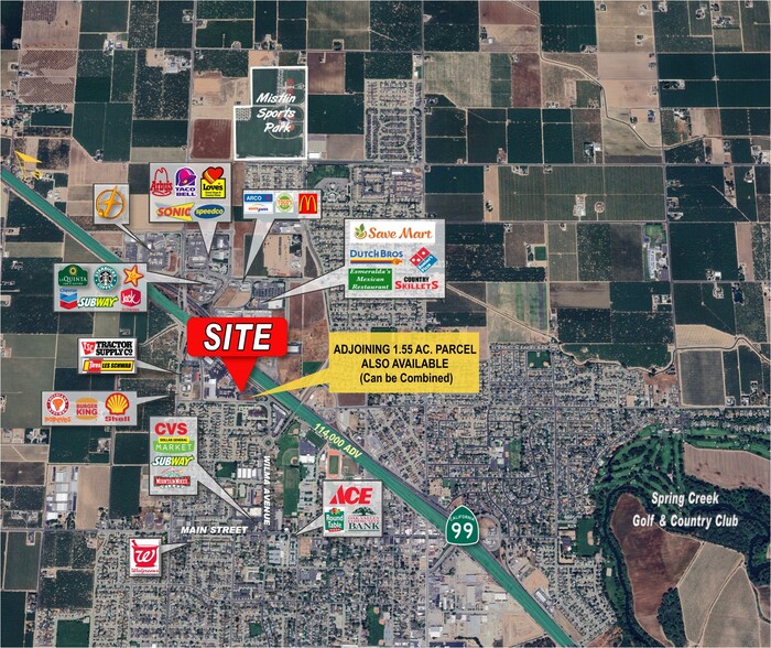 1430 Garrison Way, Ripon, CA 95366 - 1.78 Acre Hwy Visible Parcel ...