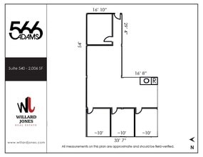 566 W Adams St, Chicago, IL for lease Floor Plan- Image 1 of 1
