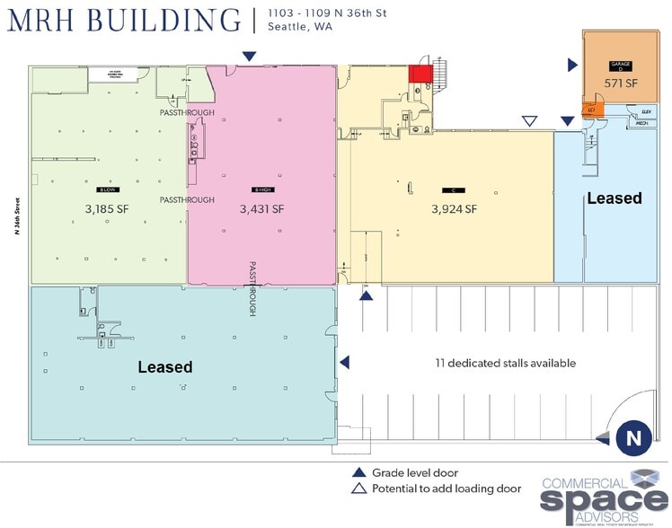 1109 N 36th St, Seattle, WA for lease - Floor Plan - Image 2 of 11