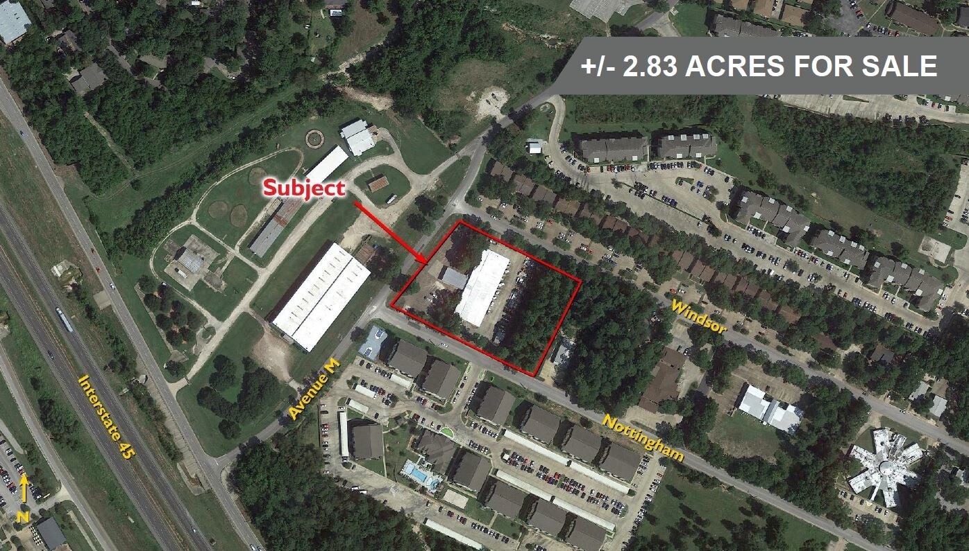 1426 Windsor St, Huntsville, TX for sale Aerial- Image 1 of 1