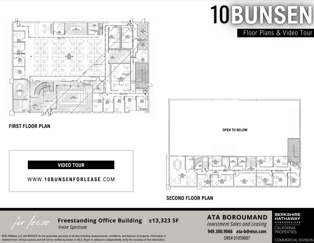 10 Bunsen, Irvine, CA for lease Floor Plan- Image 1 of 1