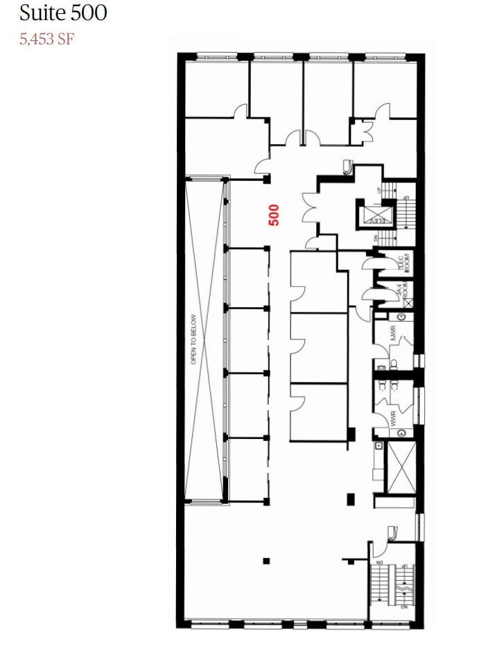 209 8th Ave SW, Calgary, AB for lease Floor Plan- Image 1 of 1