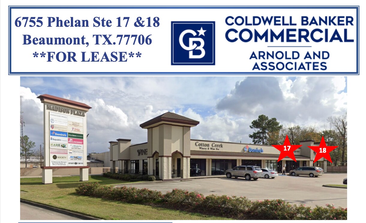 6755 Phelan Blvd, Beaumont, TX 77706 Madison Plaza
