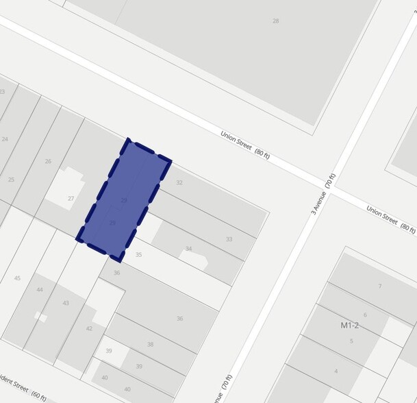 Development Opportunity:544-550 Union St portfolio of 2 properties for sale on LoopNet.com - Plat Map - Image 3 of 4