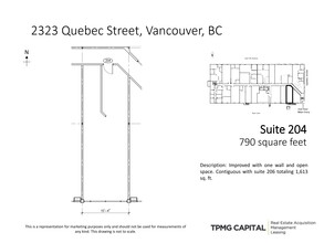 2323 Quebec St, Vancouver, BC for lease Site Plan- Image 1 of 3