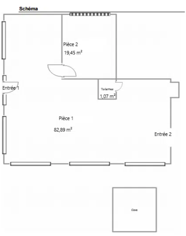 Lyon, RHO 69006 - Unit Lot 1 -  - Floor Plan - Image 1 of 1