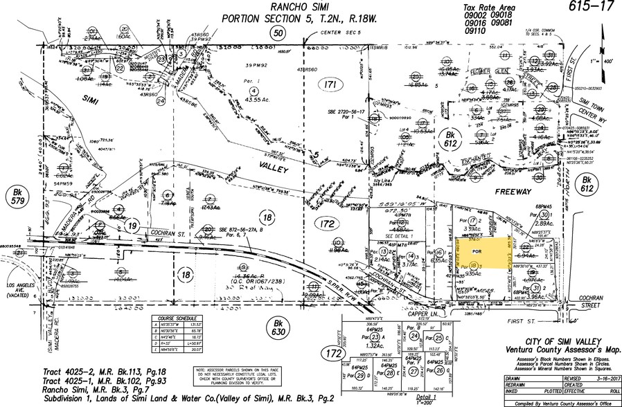 865-875 Cochran St, Simi Valley, CA for sale - Plat Map - Image 3 of 10