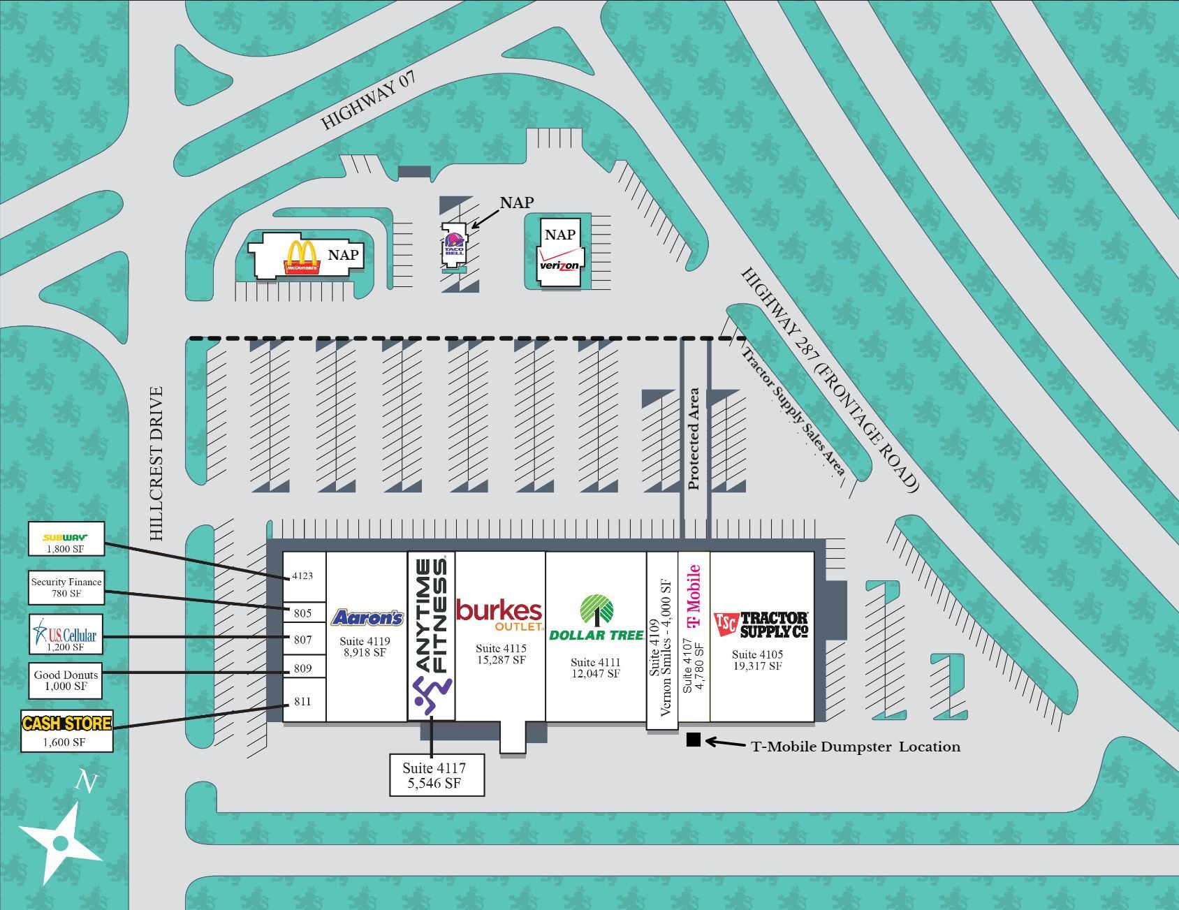 4107-4109 Hillcrest Plz, Vernon, TX for sale Primary Photo- Image 1 of 1