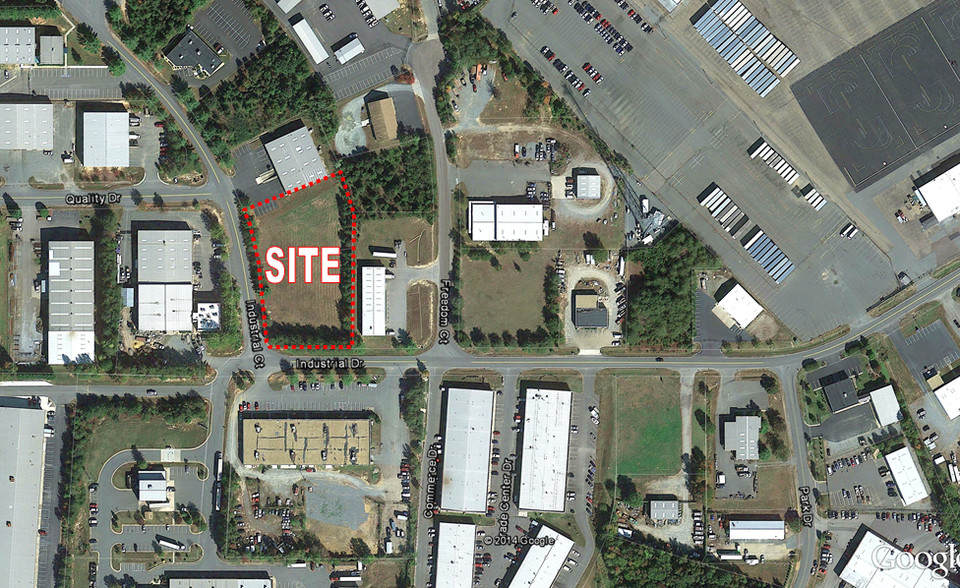 210 Industrial Ct, Fredericksburg, VA for lease - Aerial - Image 1 of 2